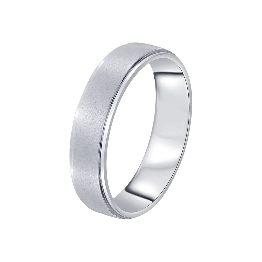Classic Mens Ring in Platinum-Rings-PMR09061