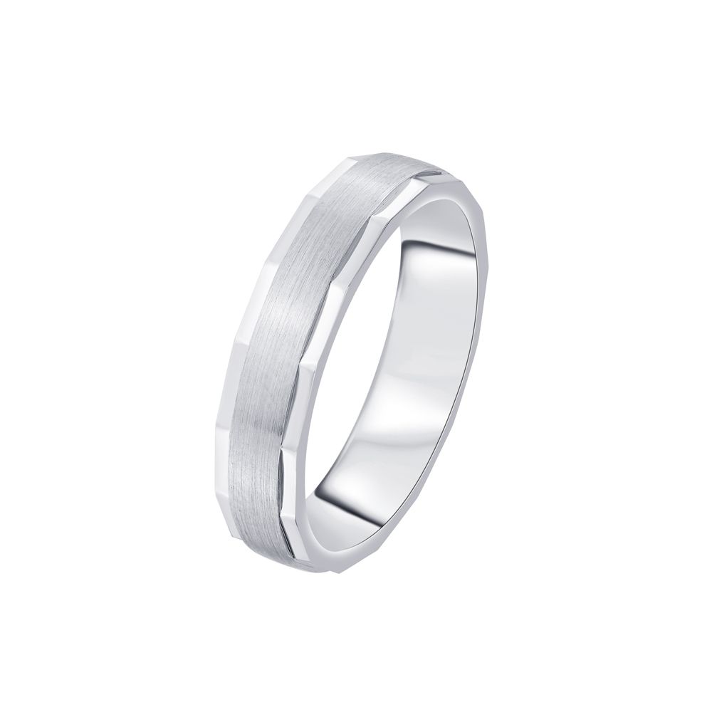 Buy Classic Platinum Finger Ring For Men PMR10086 Online at