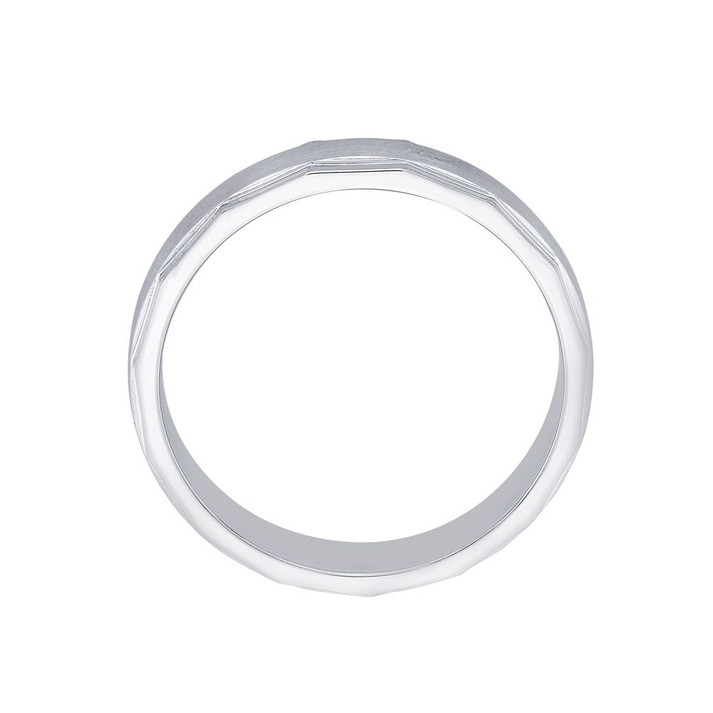 Classic Platinum Finger Ring For Men-Rings-PMR10086