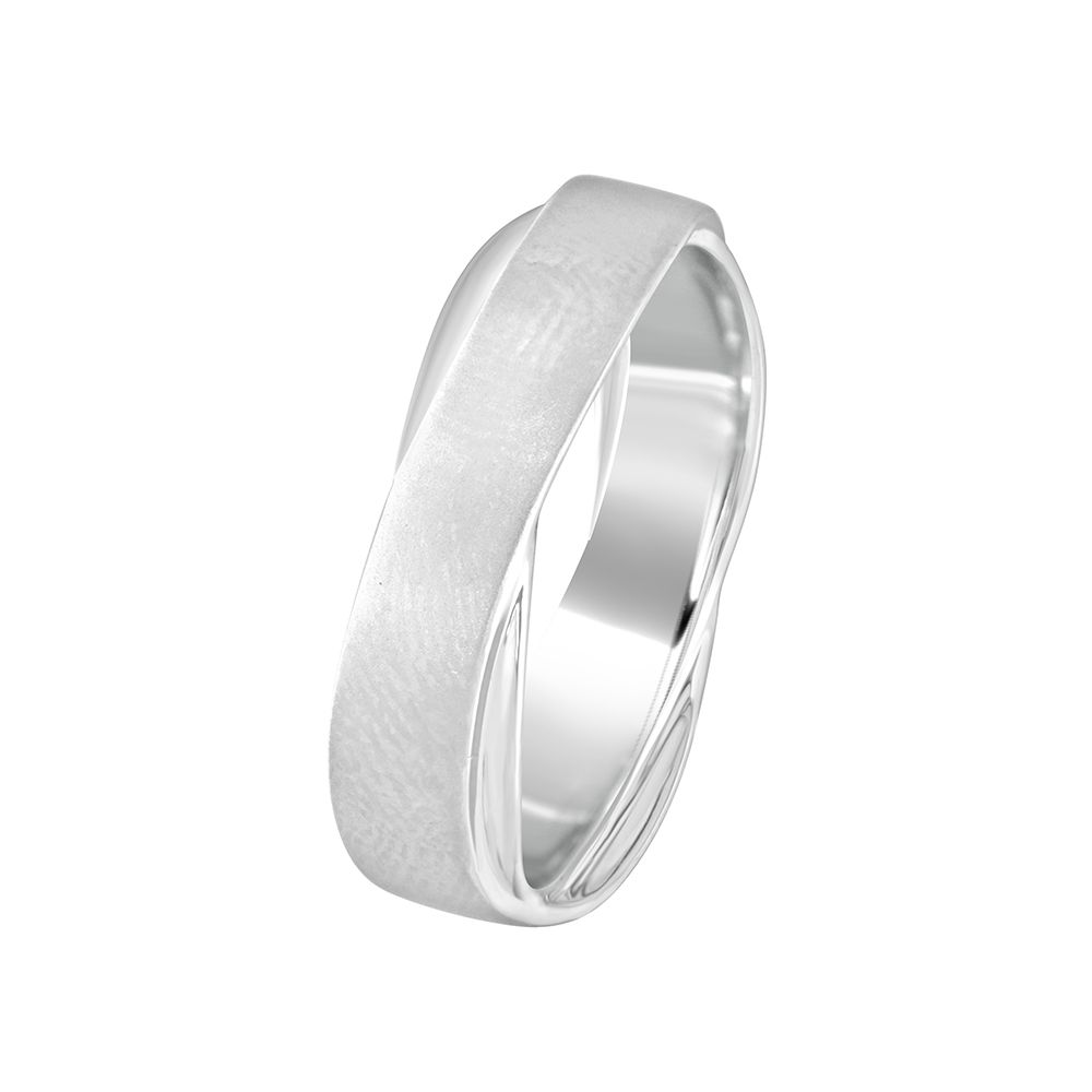 Classic Platinum Ring For Men-Rings-PMR11042