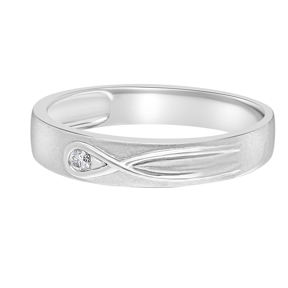 Minimalist Platinum Ring for Men-Rings-PMR23033