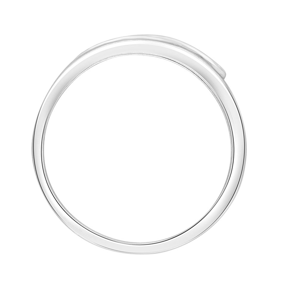 Dazzling Diamond and Platinum Ring For Men-Rings-PMR12007