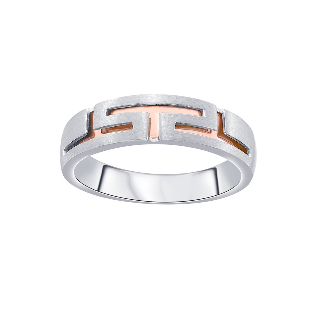 Unique Mens Finger Ring in Platinum-Rings-PMR16022