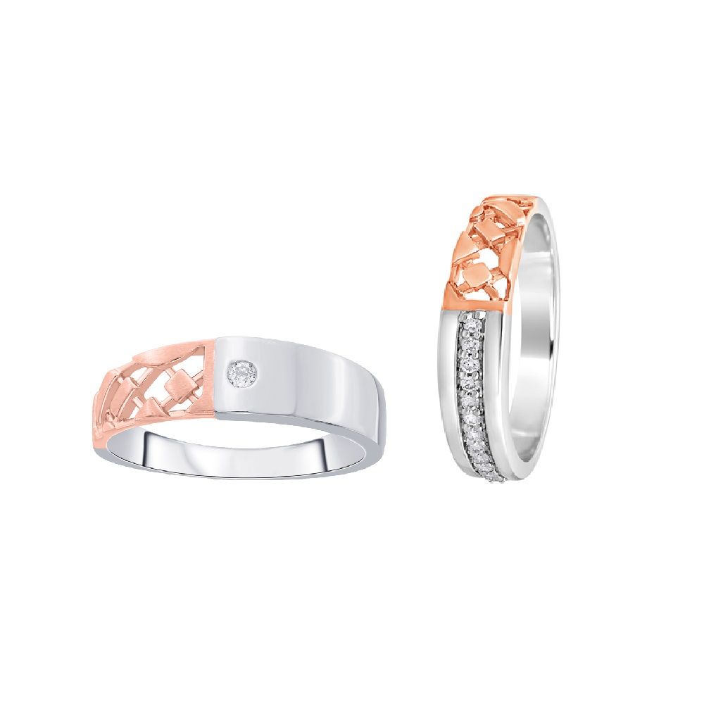 Perfect Pairing Couple Bands-Platinum-OCR23176-D300O0D