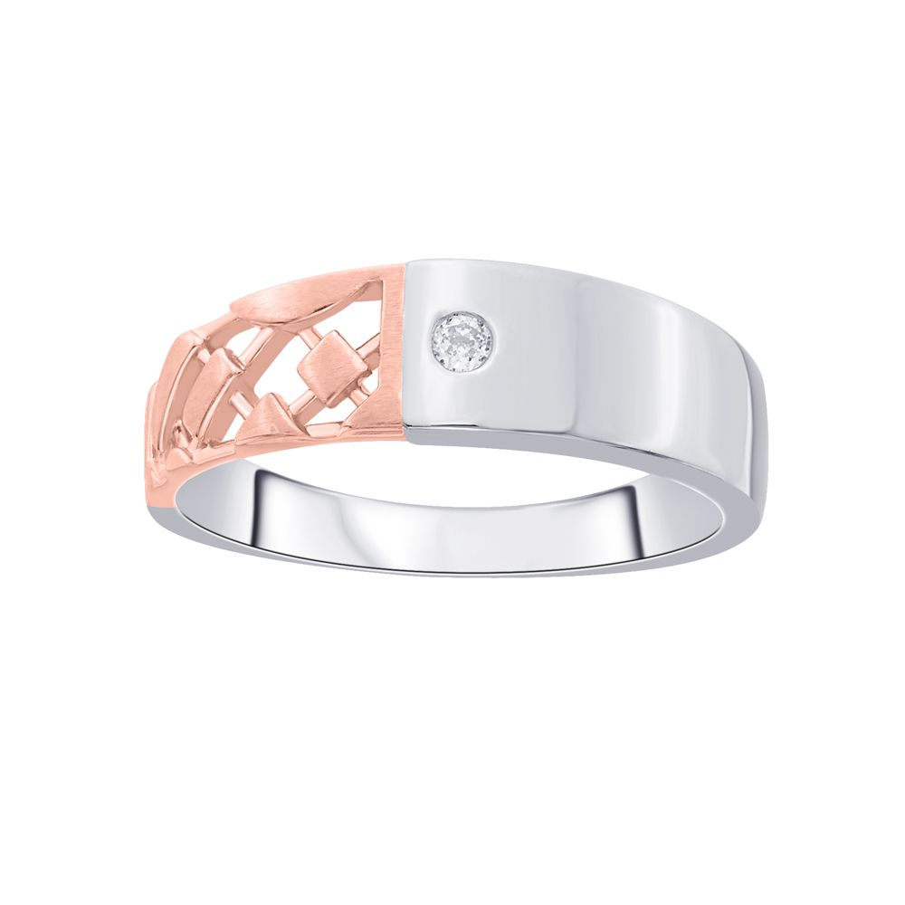 Perfect Pairing Couple Bands-Platinum-OCR23176-D300O0D