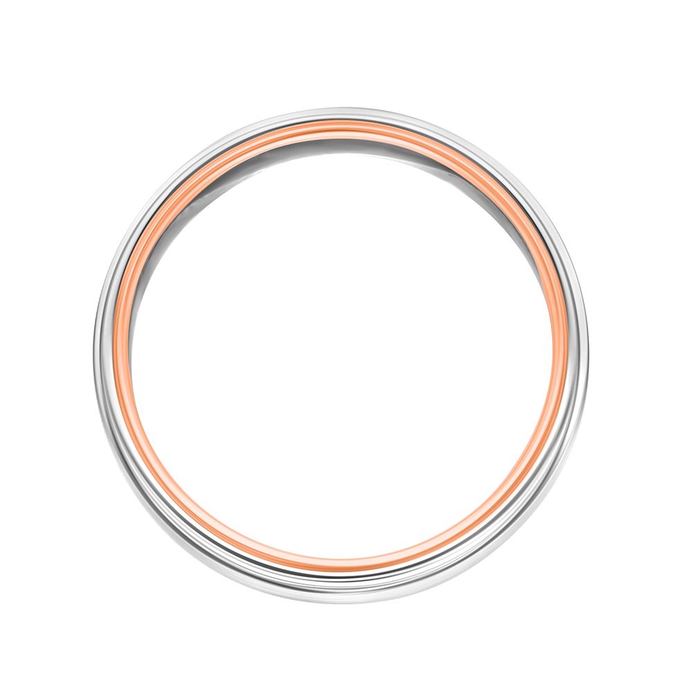 Abstract Platinum Ring For Men-Rings-PMR18005