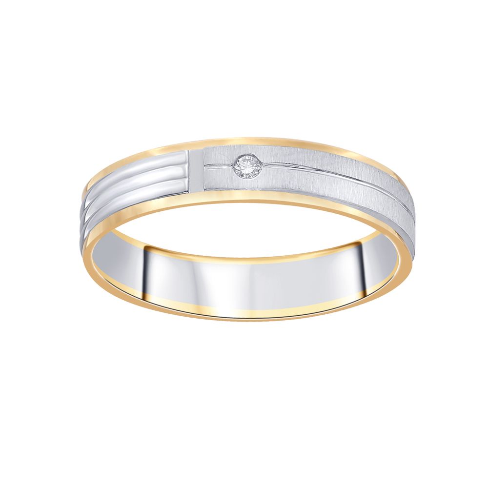 Dazzling Diamond and Platinum Mens Finger Ring-Rings-PMR19012