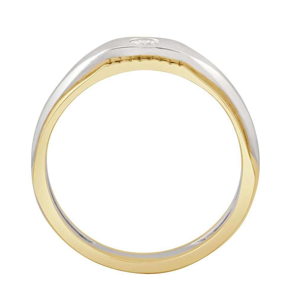 Modern Ring for Men in Platinum-Rings-PMR20074