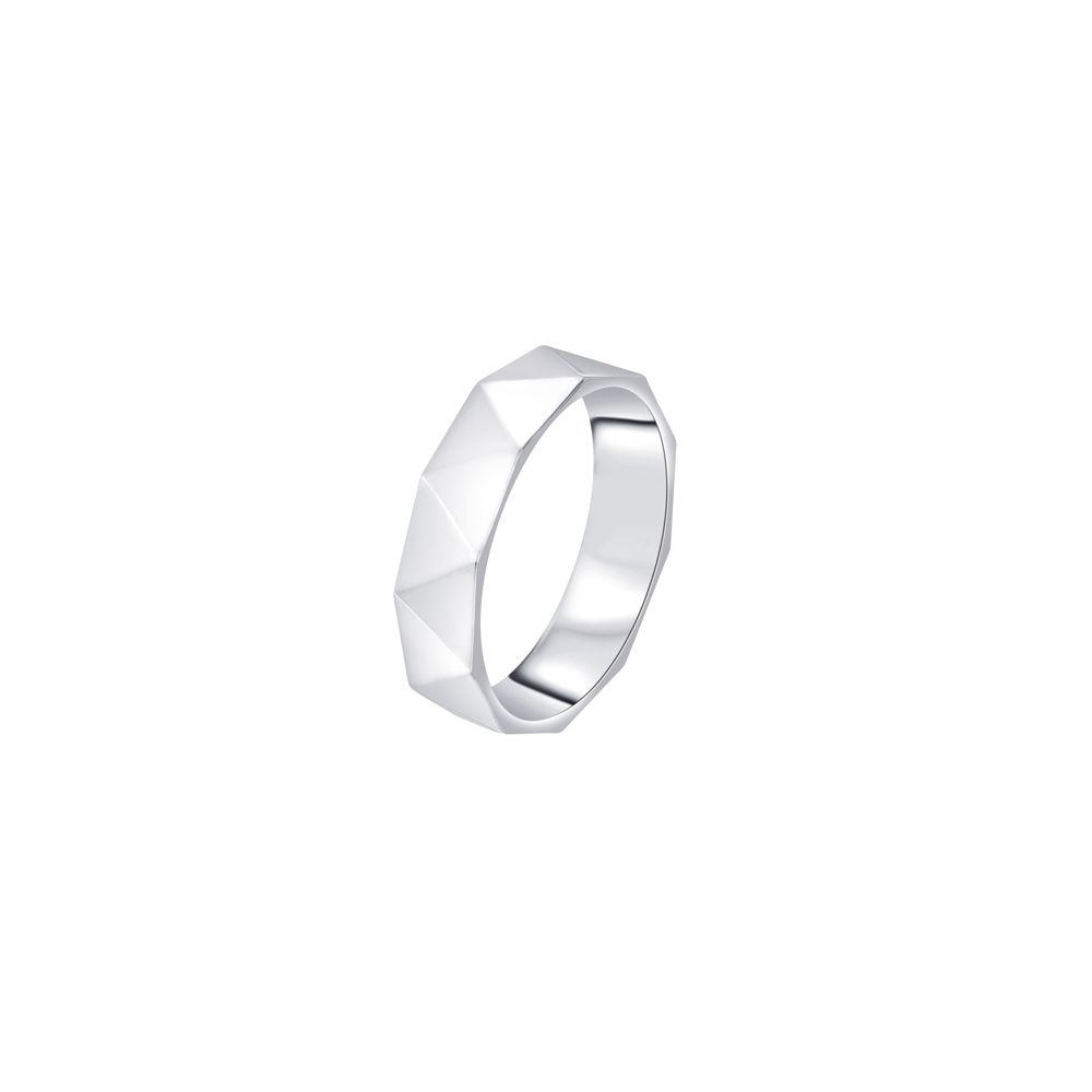 Textured Mens Platinum Ring-Rings-PMR20087