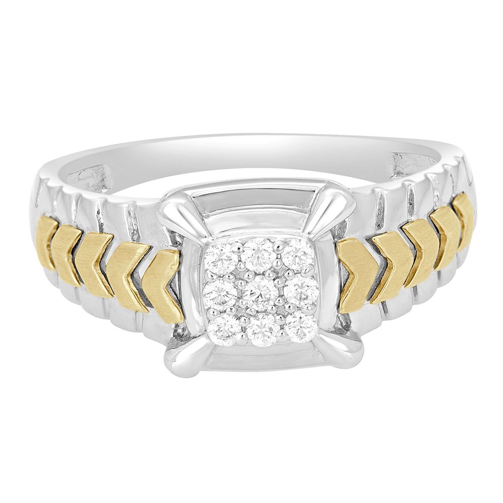 Dazzling Mens Platinum and Diamond Ring-Rings-PMR21008