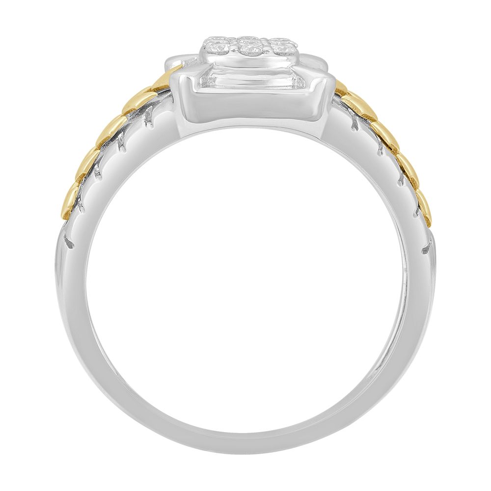 Dazzling Mens Platinum and Diamond Ring-Rings-PMR21008