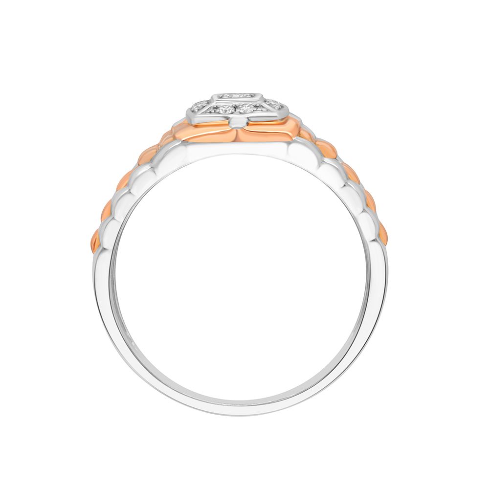 Vintage Design Diamond Ring For Men-Rings-PMR21009