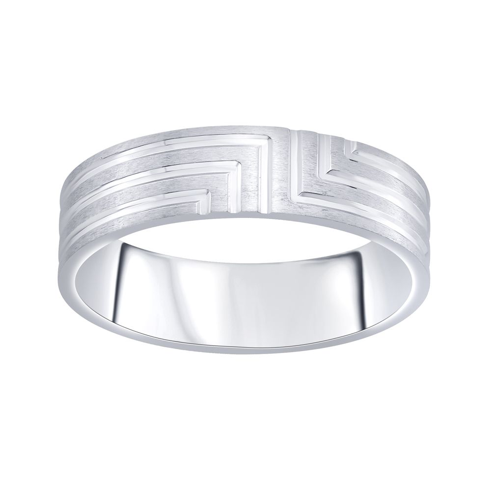 Classic Mens Ring in Platinum-Rings-PMR22042