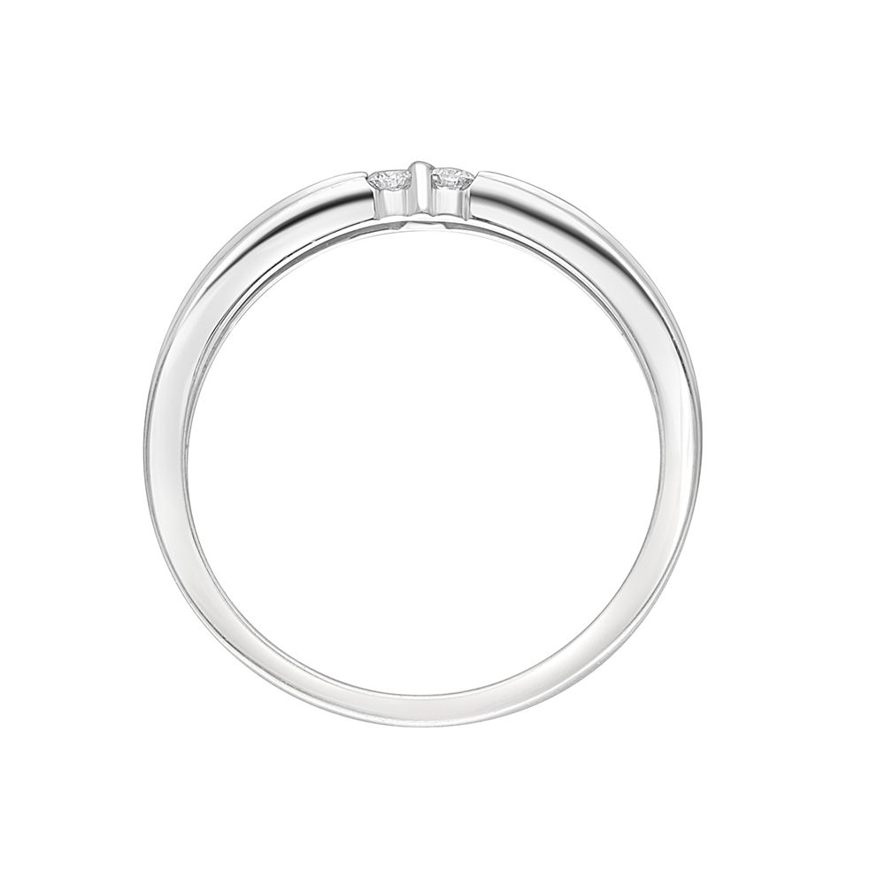 Minimal Platinum Ring For Men-Rings-PMR22049-D200PPD