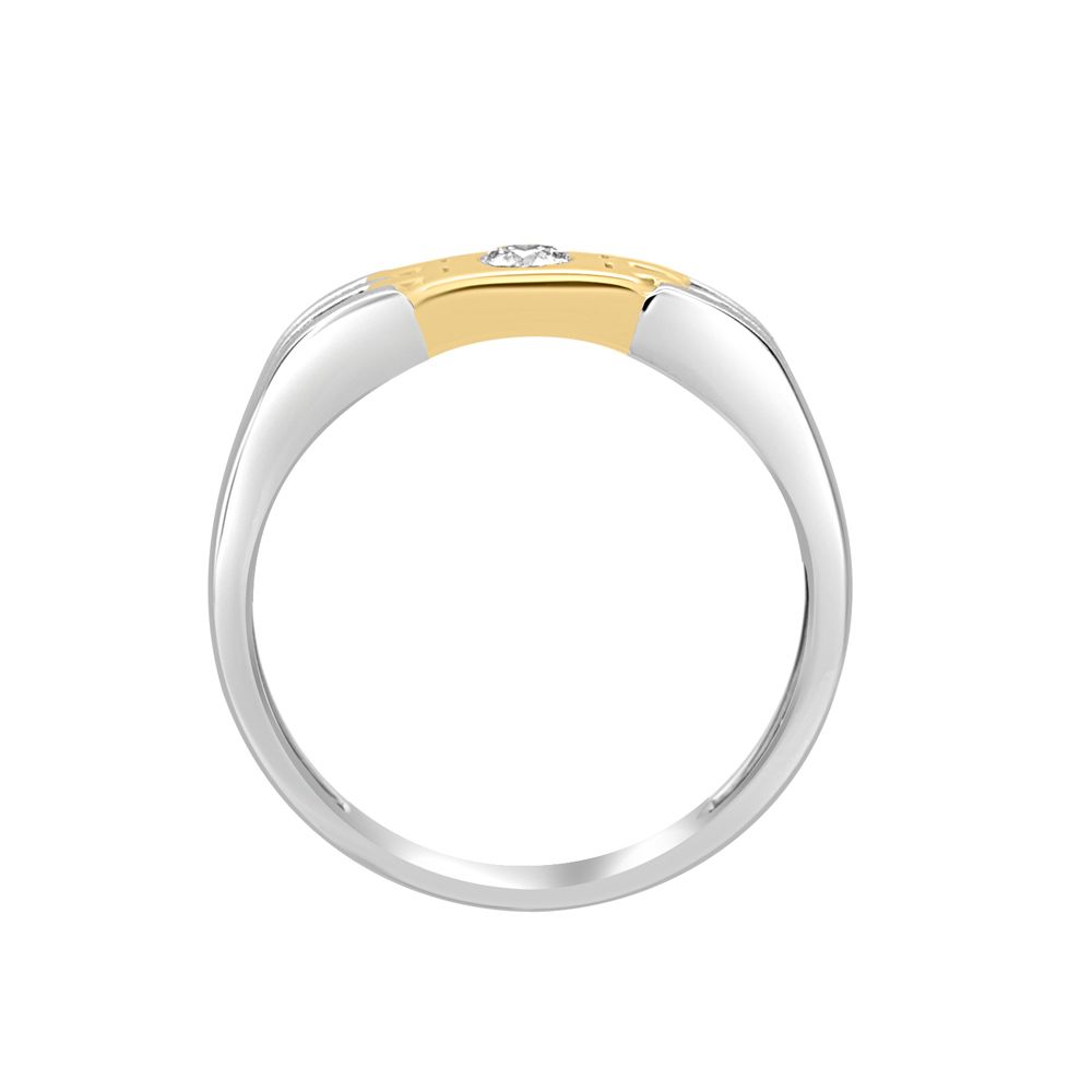 Modern Platinum Band for Men-Rings-PMR22050