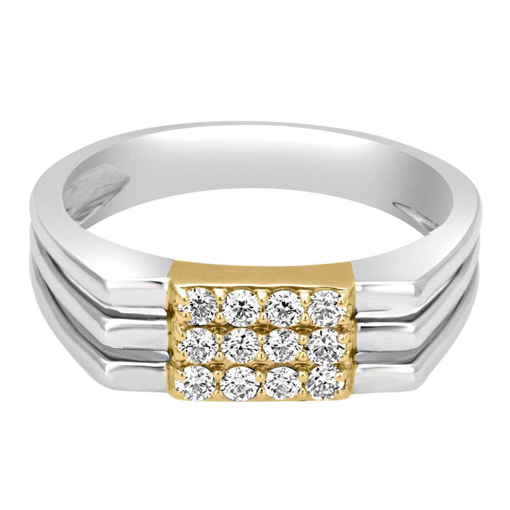 Well Crafted Mens Square Ring-Rings-PMR22051