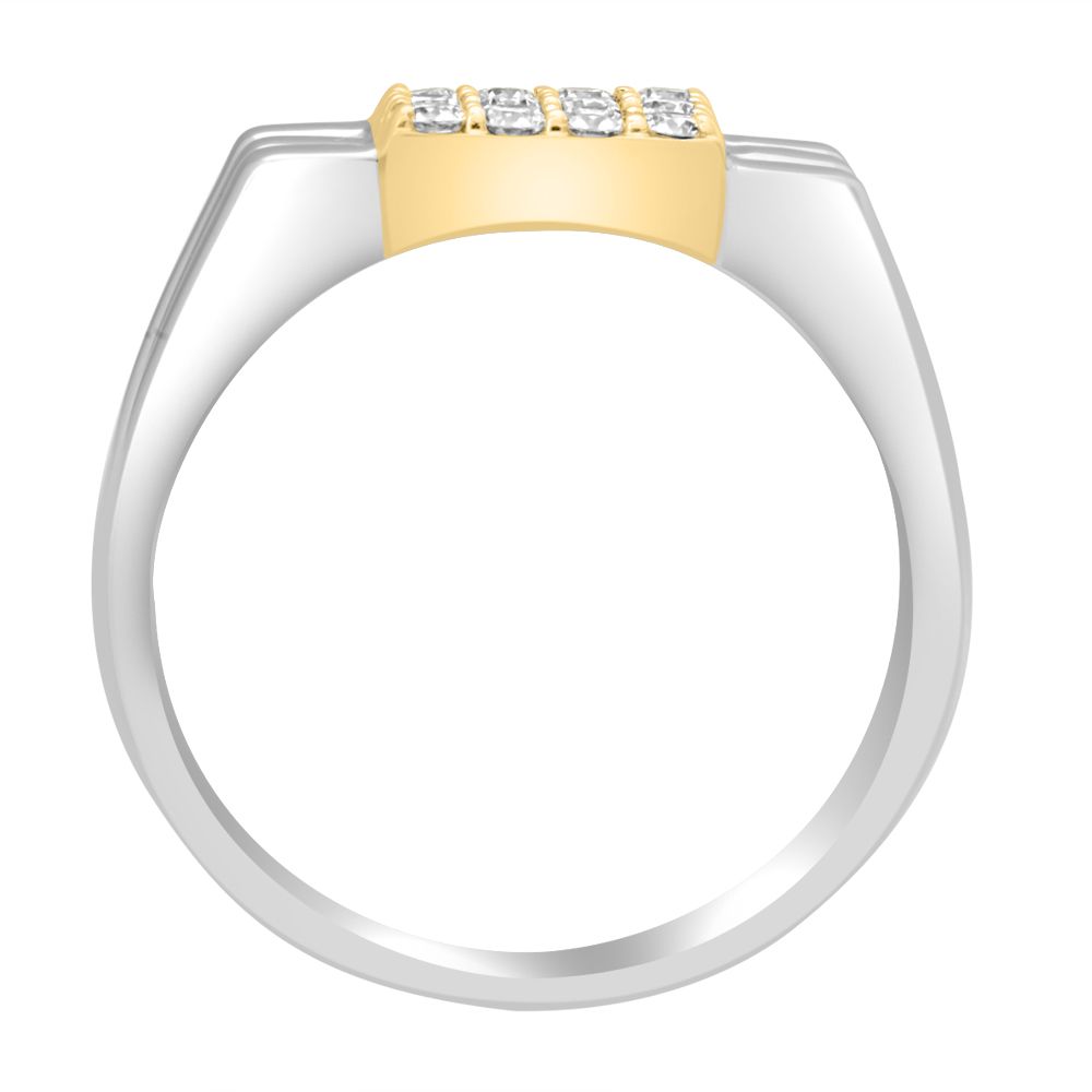 Well Crafted Mens Square Ring-Rings-PMR22051