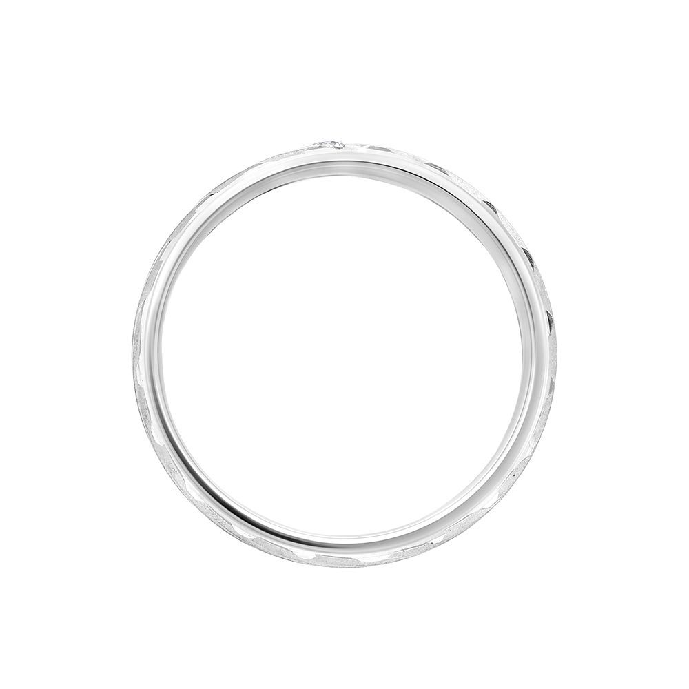 Radiant Platinum Ring for Men-Rings-PMR23015