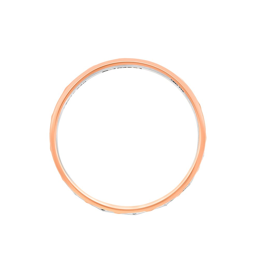 Textured Platinum Ring for Men-Rings-PMR23023