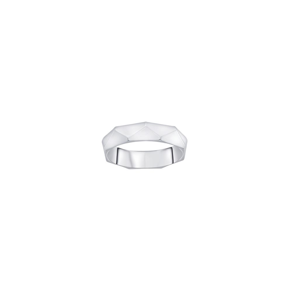 Solid Mens Platinum Ring-Rings-PMR23027