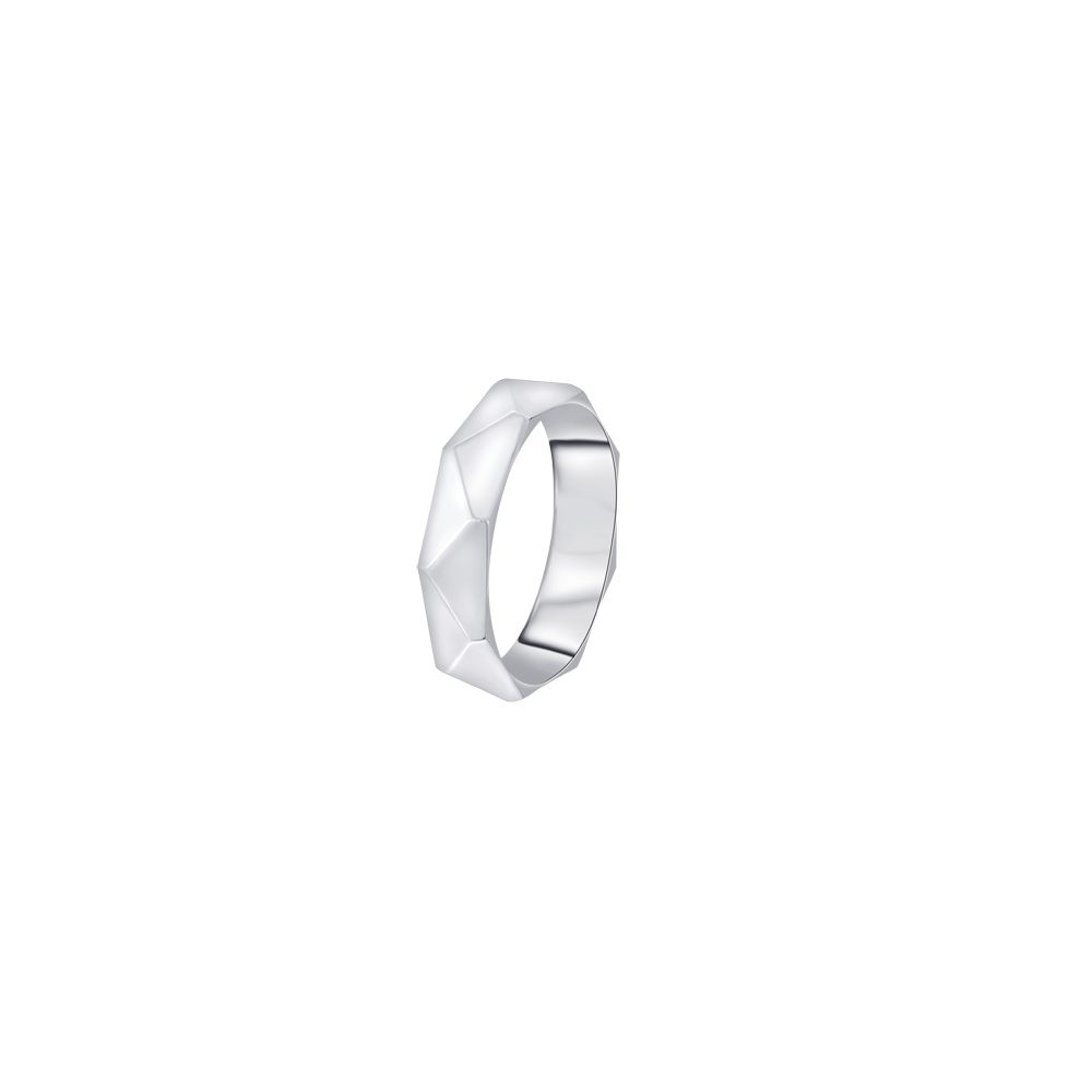 Solid Mens Platinum Ring-Rings-PMR23027