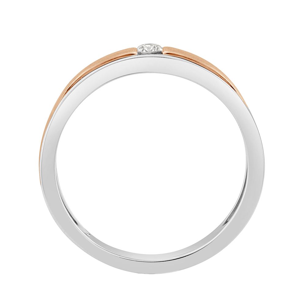 Dual toned Platinum Mens Ring-Rings-PMR23036