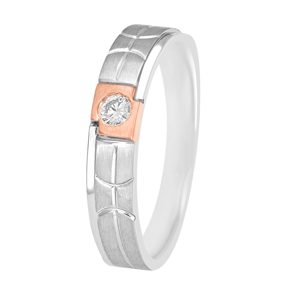 Versatile Platinum Mens Finger Ring-Rings-PMR23060-D300OND