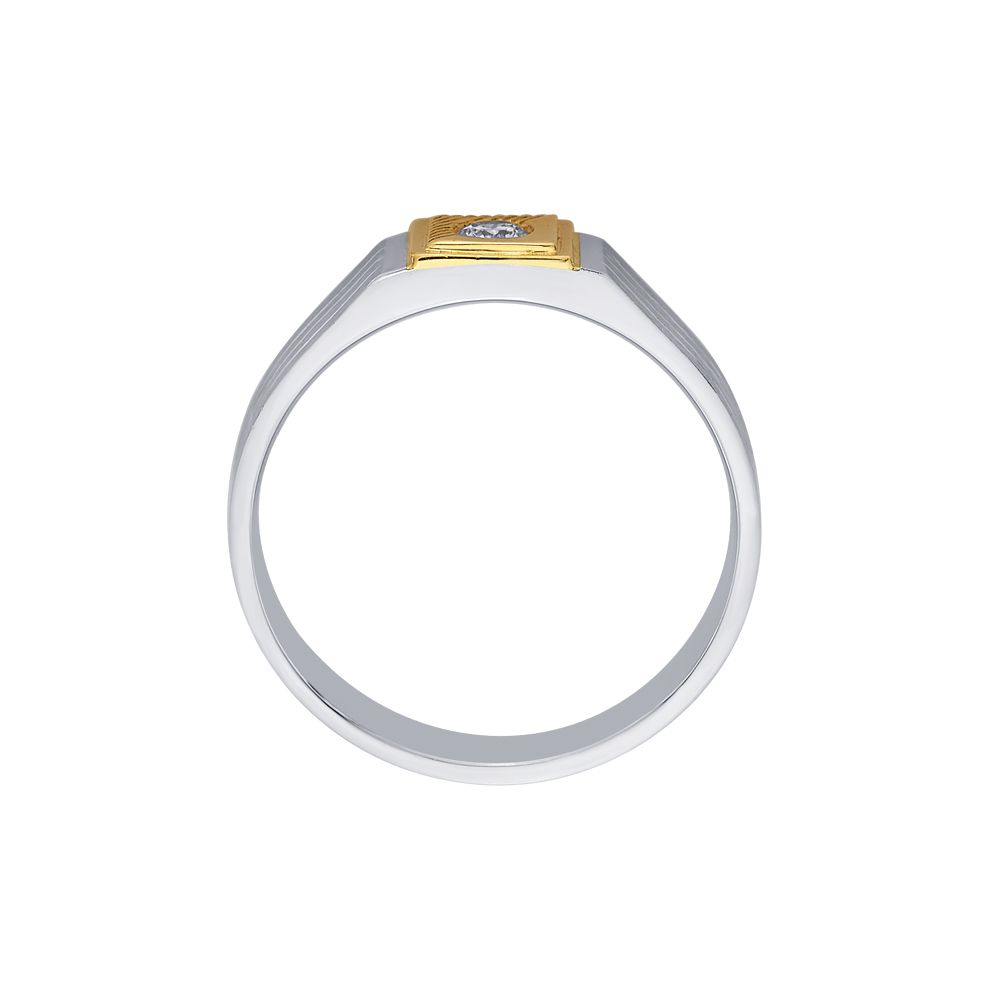 Sparkling Diamond Mens Finger Ring-Rings-PMR23069