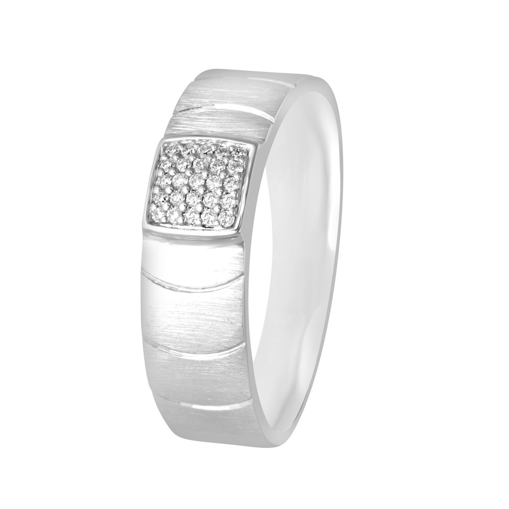 Subtle Mens Diamond Finger Ring-Rings-PMR23071