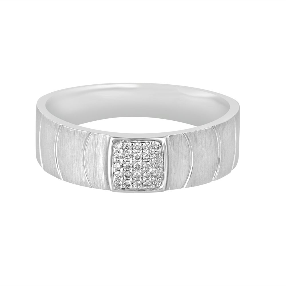 Subtle Mens Diamond Finger Ring-Rings-PMR23071