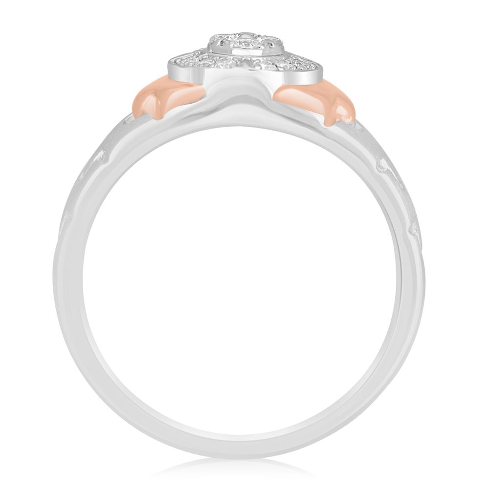 Mens Finger Ring in Eclectic Platinum-Rings-PMR23073