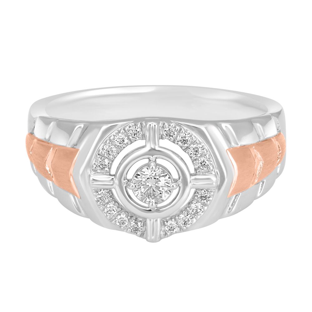 Ultimate Class Platinum Ring For Men-Platinum-PMR23077