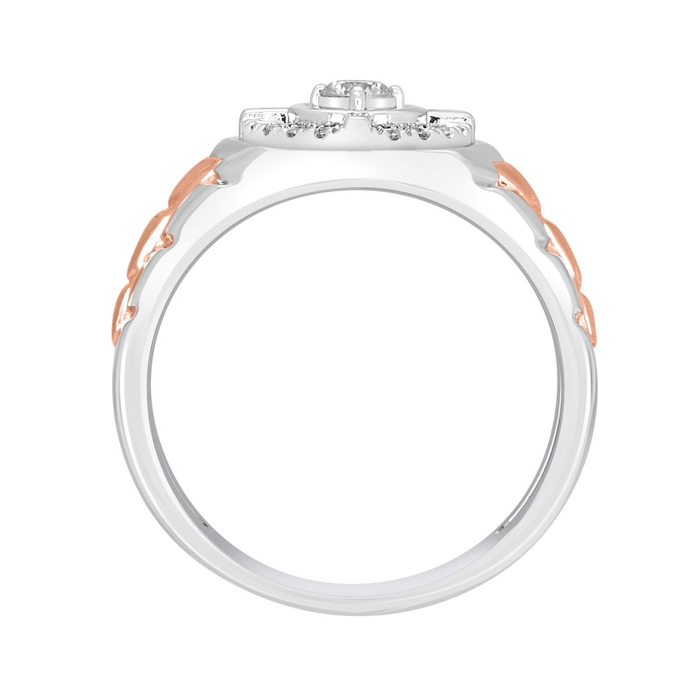 Ultimate Class Platinum Ring For Men-Platinum-PMR23077