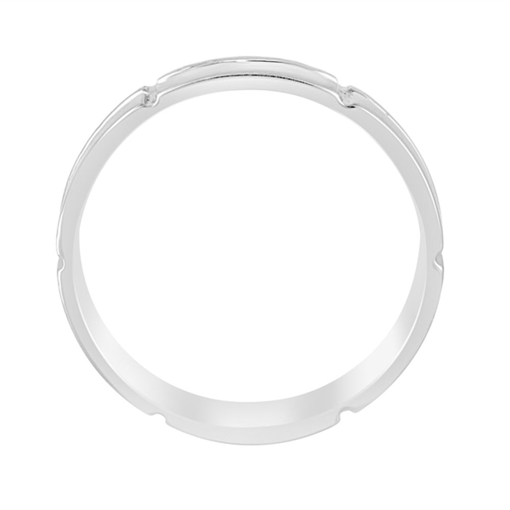 Subtle Mens Platinum Ring-Rings-PMR23079