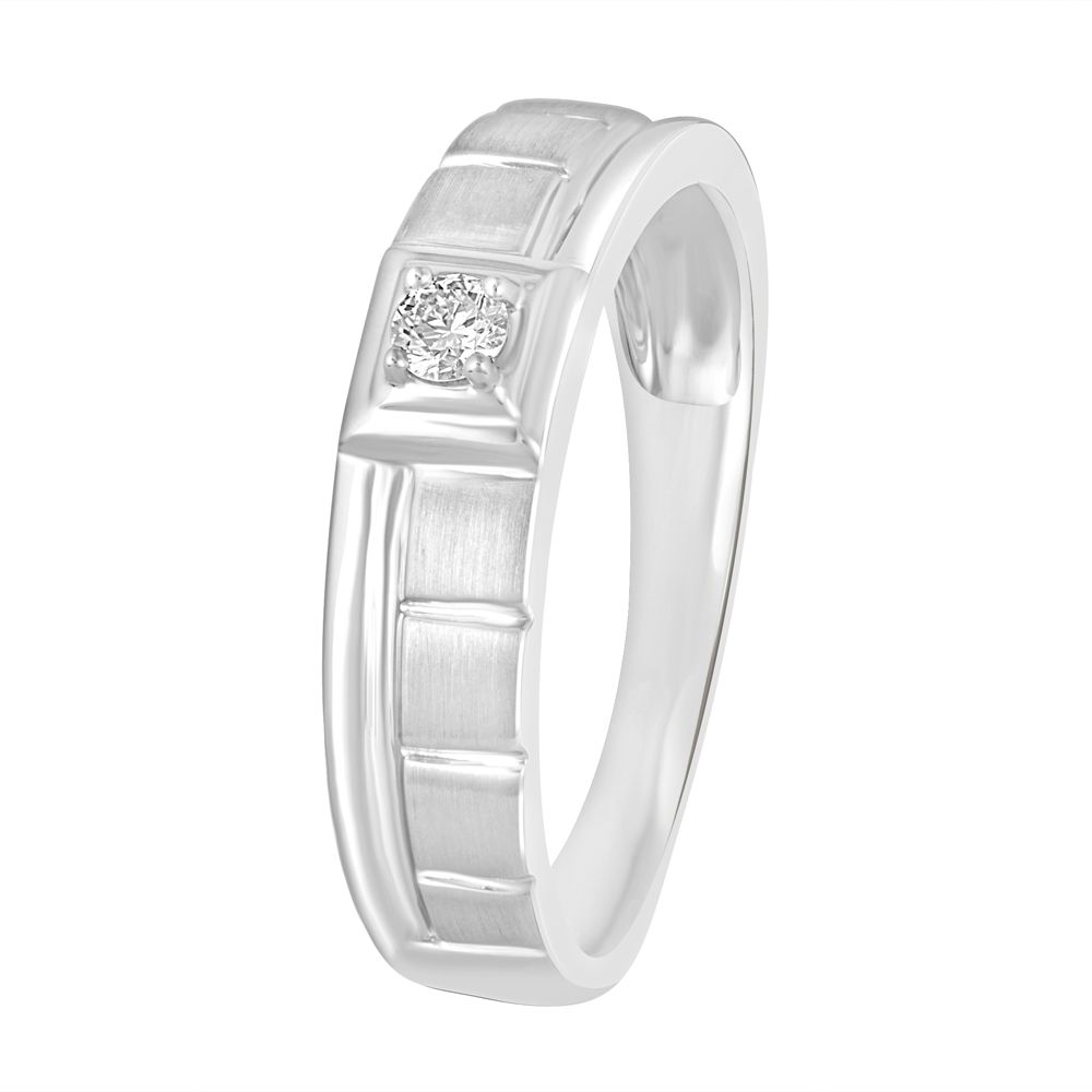 Diamond Finger Ring for Men in Platinum-Rings-PMR23081-D300PPD