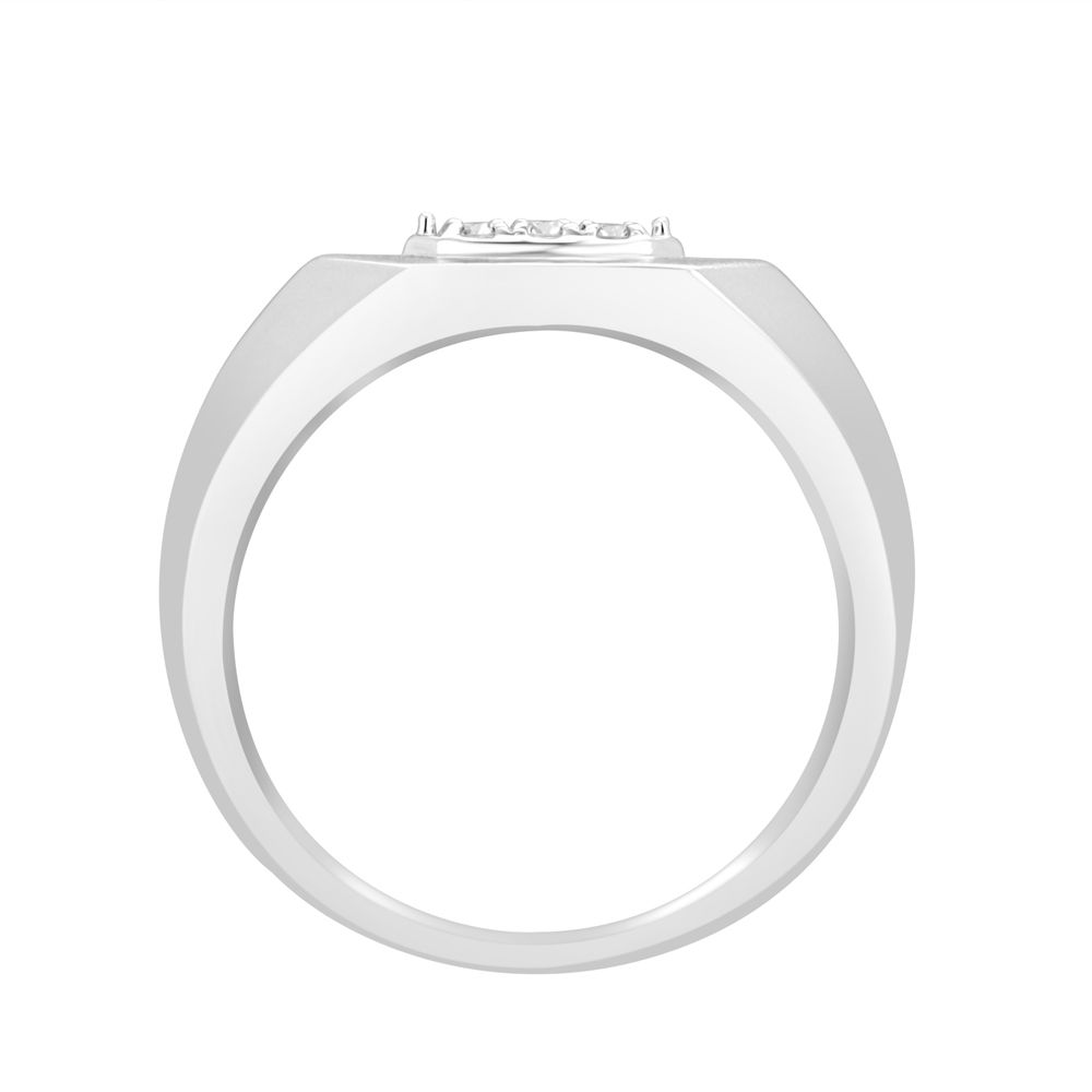 Platinum and Diamond Mens Ring-Rings-PMR23089