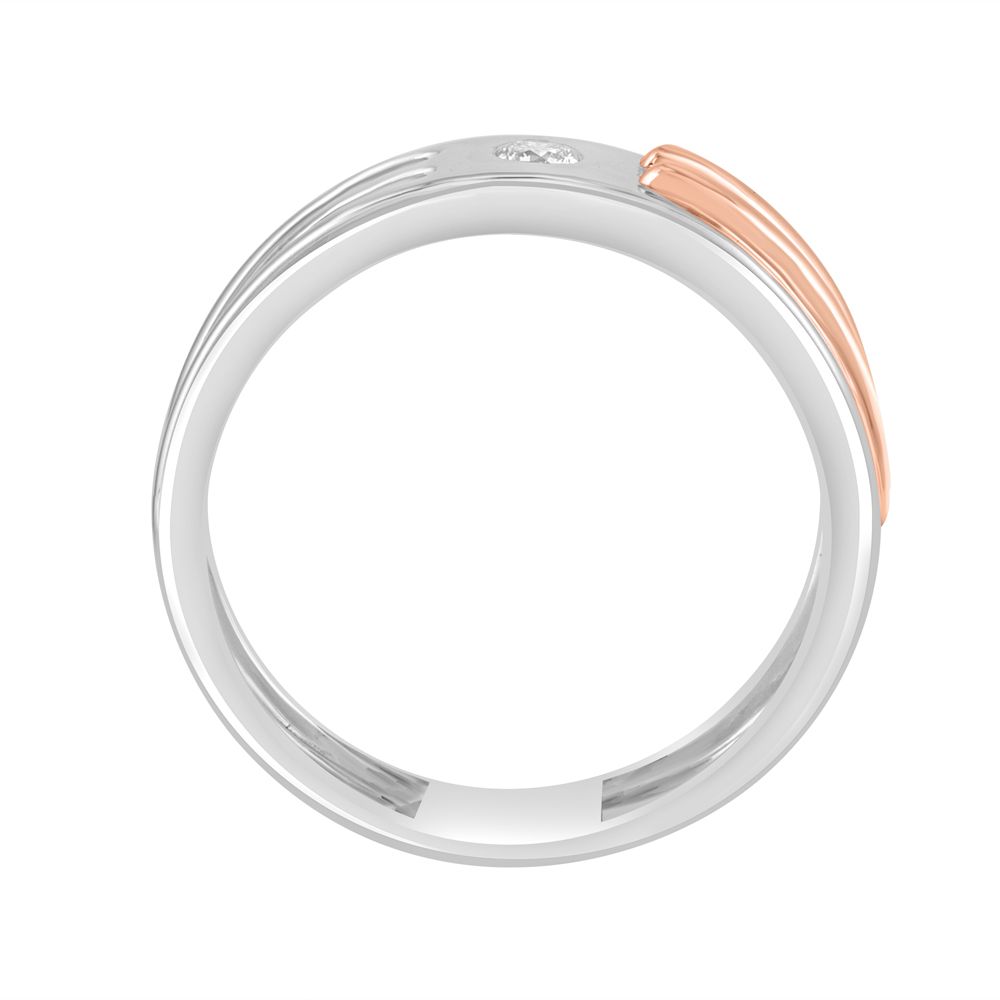 Mens Diamond Studded Finger Ring-Rings-PMR23097-D300OND