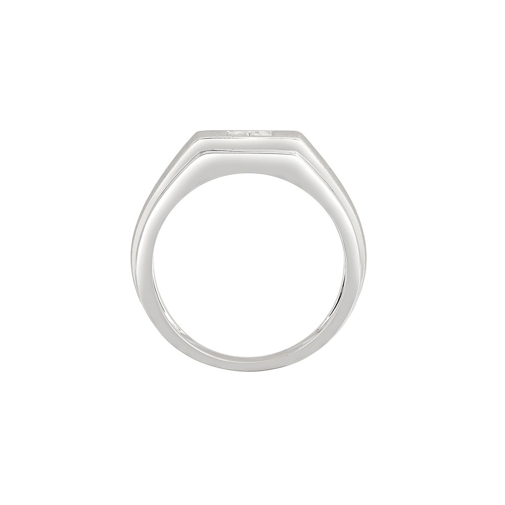 Modern Diamond Studded Mens Finger Ring-Rings-PMR23101