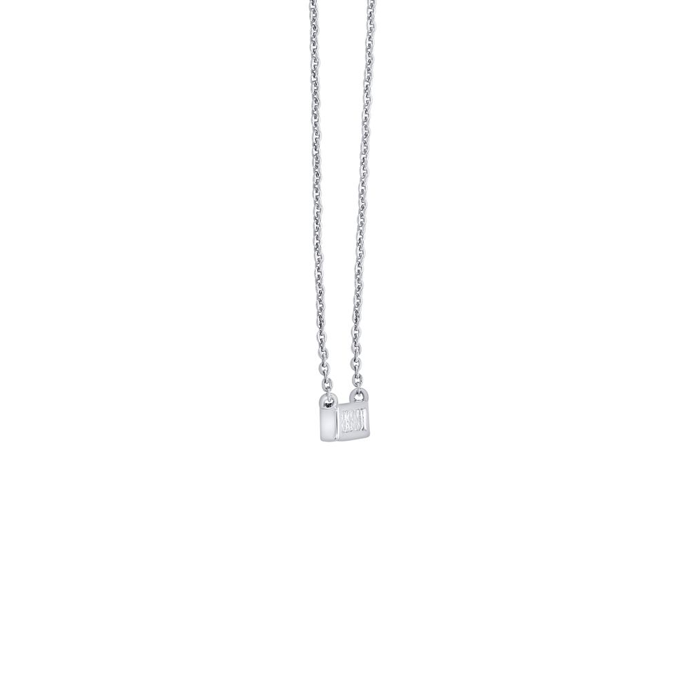 Shimmery Bar Design Platinum Necklace-Necklaces-PNK23C05-D300P1D