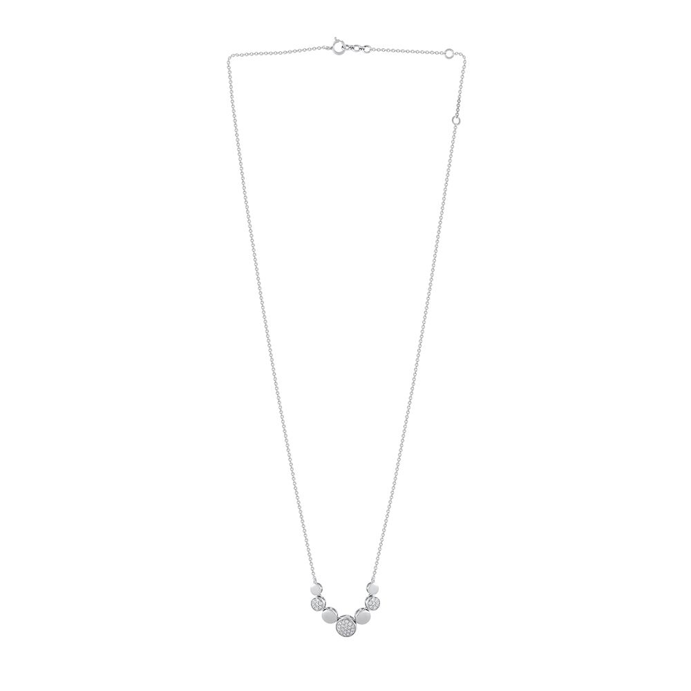 Platinum Circles Delicate Necklace-Necklaces-PNK24C01-D300P1D