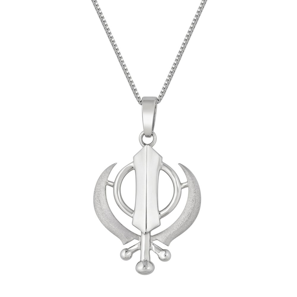 Khalsa Platinum Pendant-Platinum-PPD22001-D000P0D