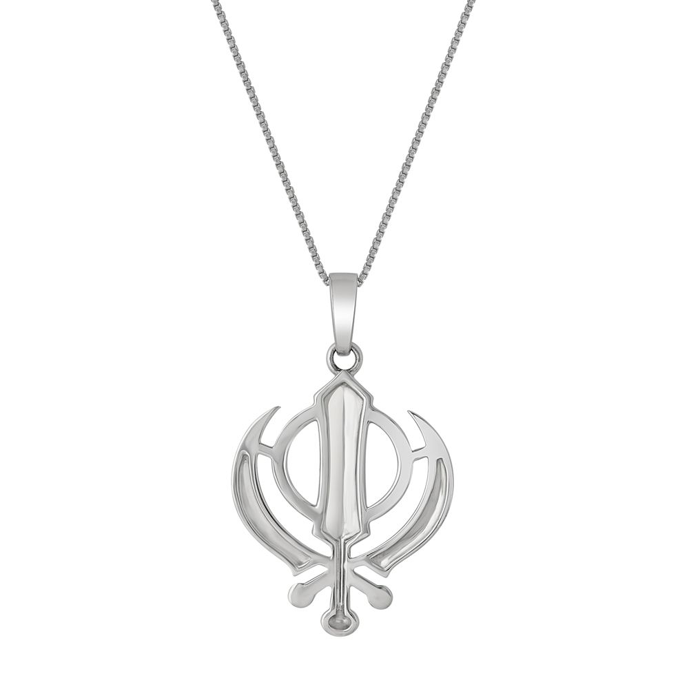 Khalsa Platinum Pendant-Platinum-PPD22001-D000P0D