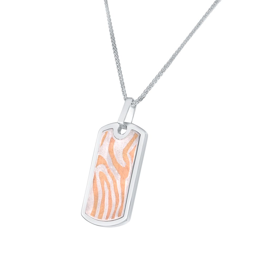 Mahi Signature Engraved Platinum Pendant For Men-Platinum-PPD24G01-D000O0D