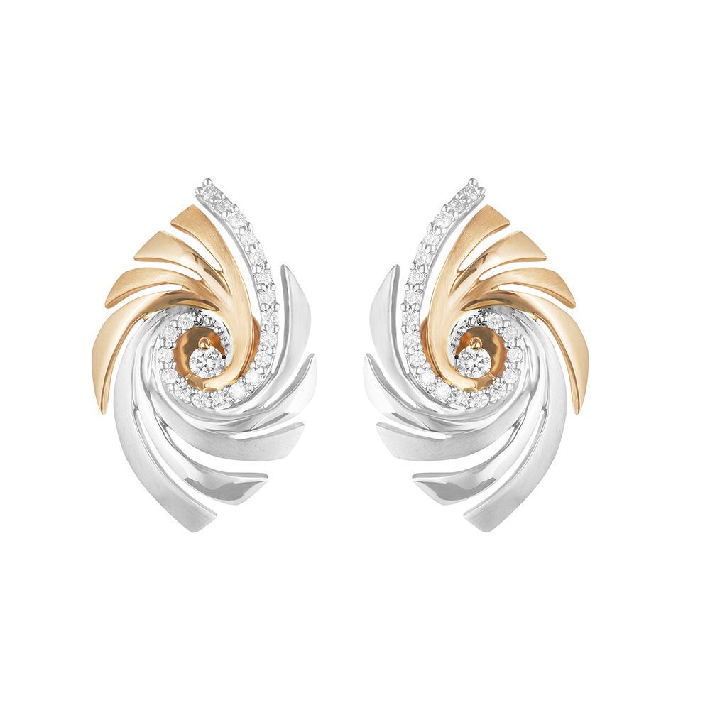 Captivating Platinum Studs-Earrings-PPE16008-D300O0D