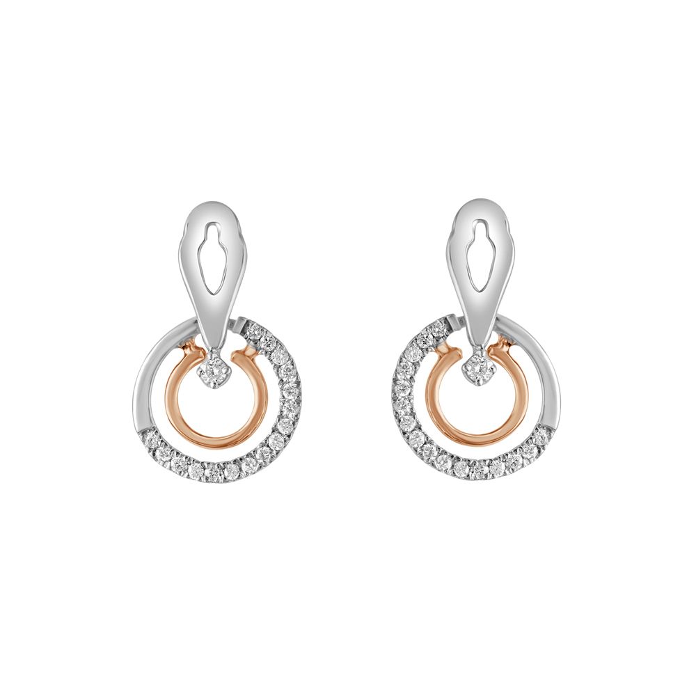 Dual Toned Geometric Platinum Diamond Pendant Set-Platinum-PSP21002-D300O0D