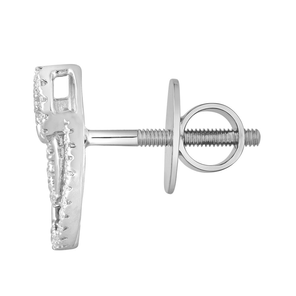 Jhumki Design Diamond Earrings-Earrings-PPE22002-D200P0D