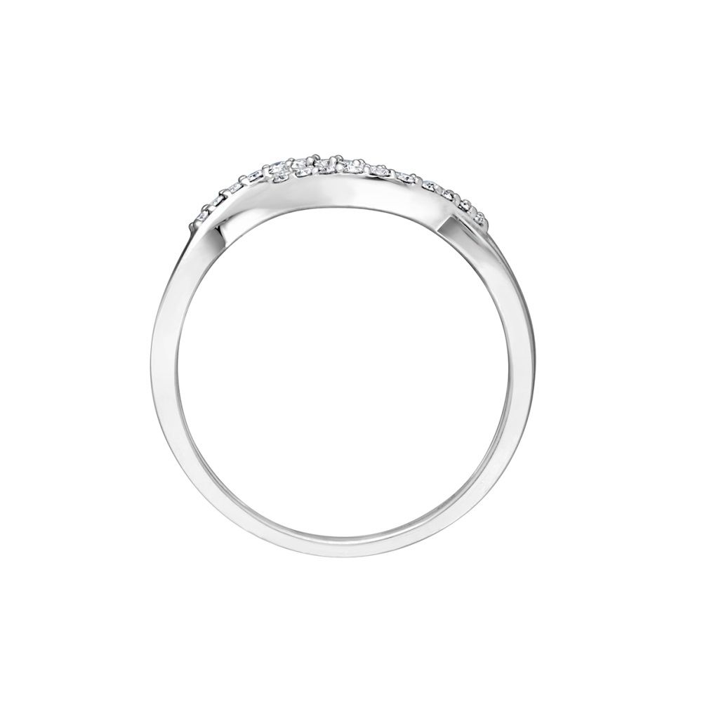 Swirls In Platinum Diamond Ring-Rings-PRG09088