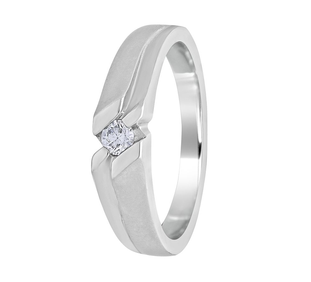 Dazzling Platinum Diamond Ring-Rings-PRG12010