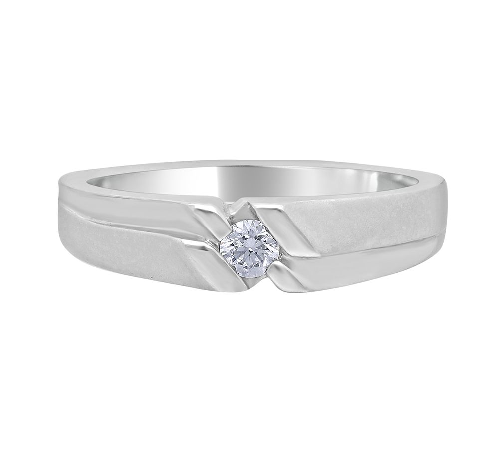 Dazzling Platinum Diamond Ring-Rings-PRG12010