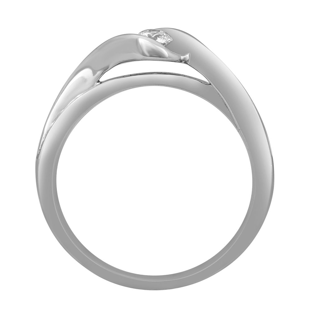 Evergreen Solitaire Platinum Ring-Platinum-PRG13033